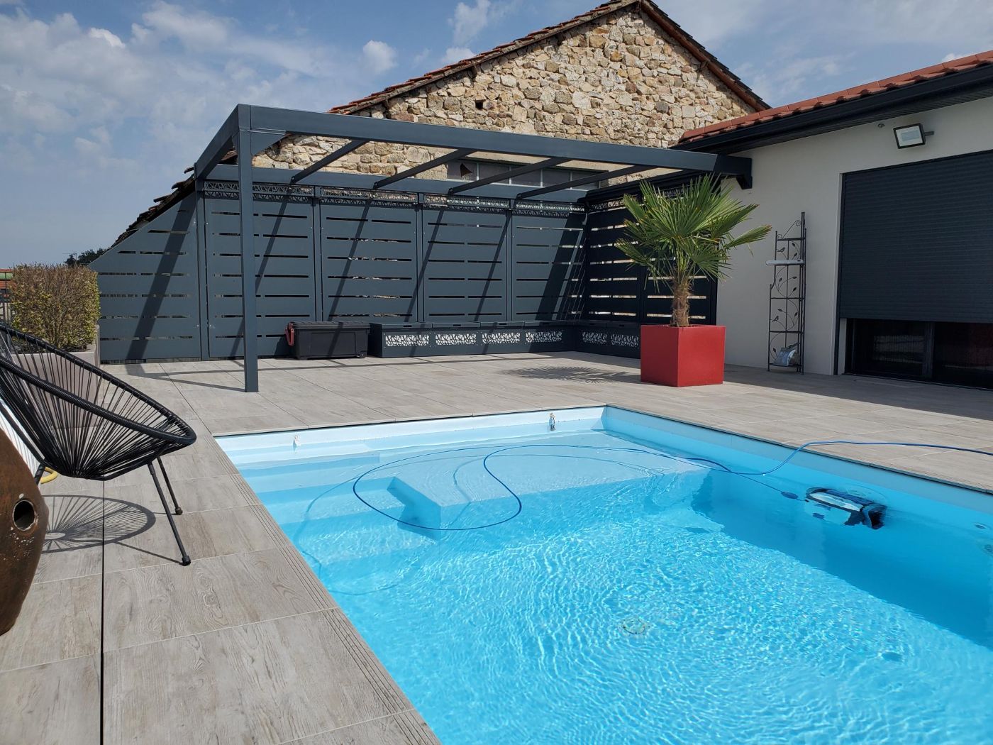 Pergola acier
