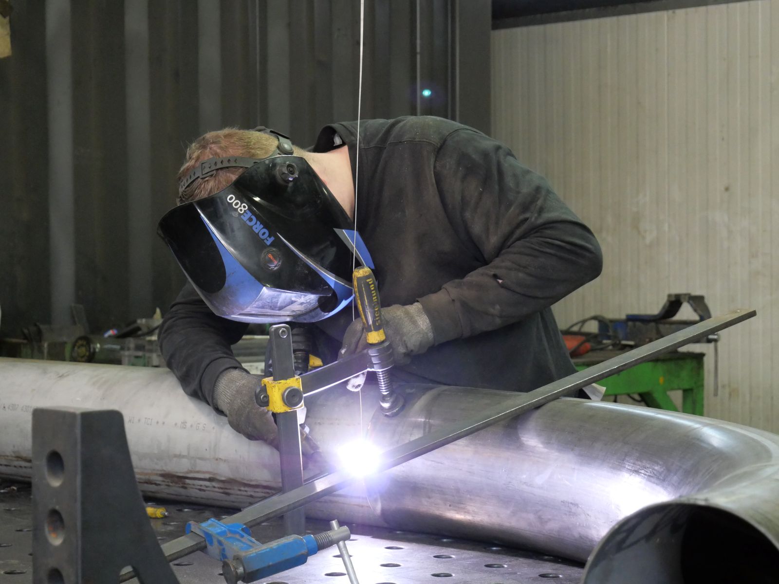 Soudure TIG en atelier