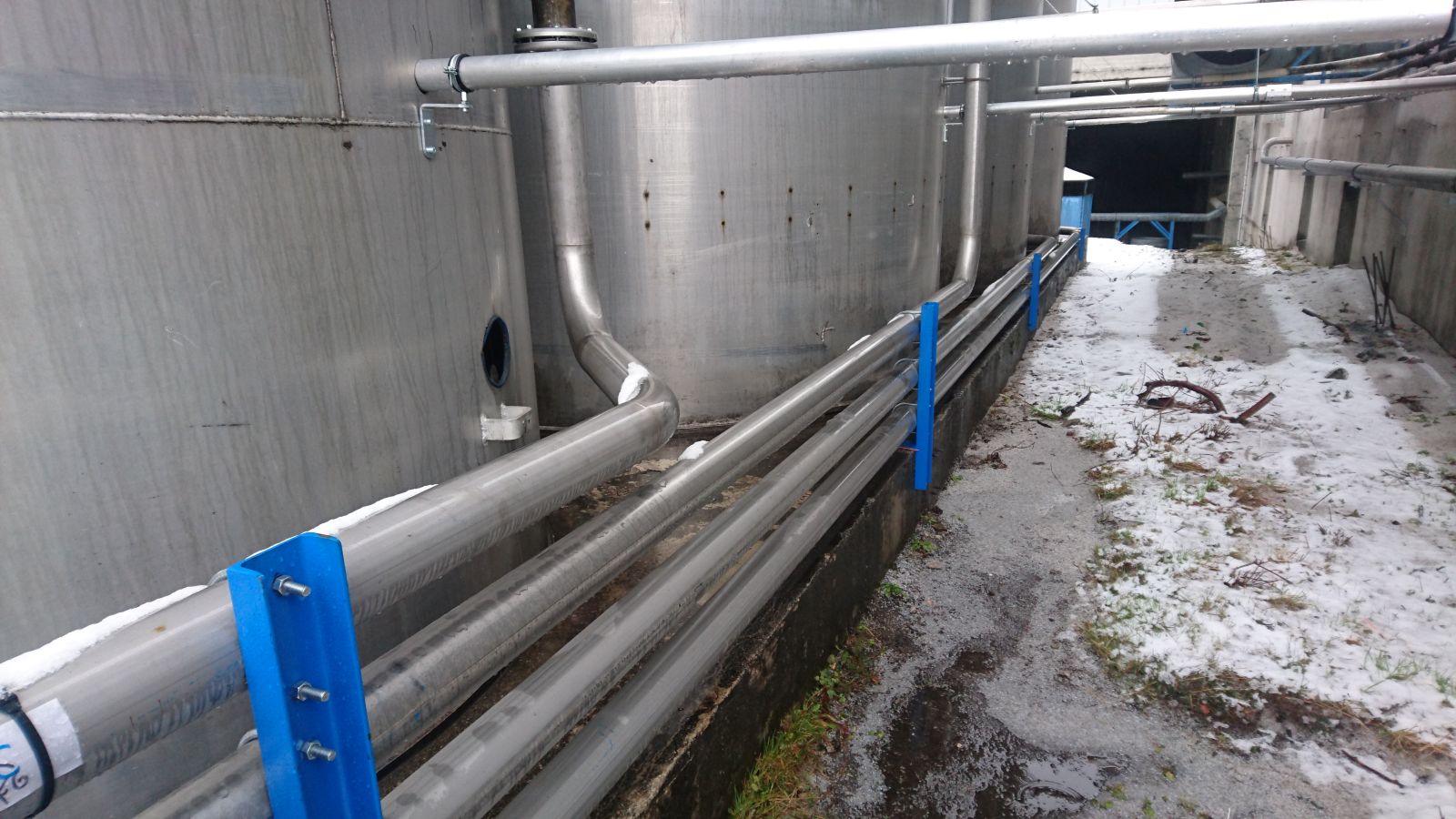 Réseau de tuyauterie process